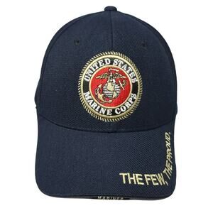 United States Marine Corps The Few The Proud Baseball Cap Blue One Size RD